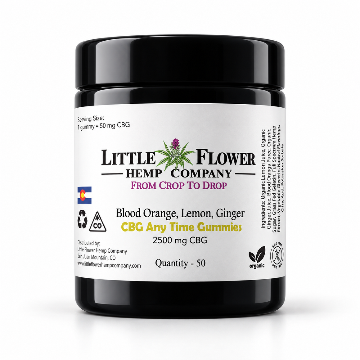 2500 MG CBG Gummies